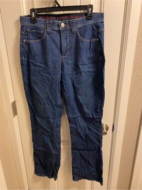 Lee Jeans 10 M Most Comfortable Stretch Blue Denim Elastic Waistband 10M